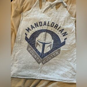 Eve Mandalorian Bounty Hunter Kids Tee - Gray and Blue